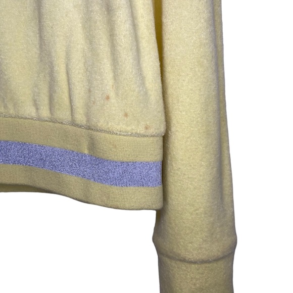 Juicy Couture ✨ Mock Neck Terry Cloth Track Jacket Zip - Picture 3 of 7